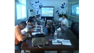 市金融辦謝主任、縣府辦周主任一行蒞臨考察指導