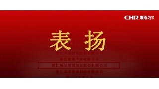 市委、市政府發(fā)文表揚，暢爾榜上有名！